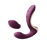 Вибратор-пульсатор с вакуумной насадкой Zalo – Talis G-Spot PulseWave Vibrator Velvet Purple