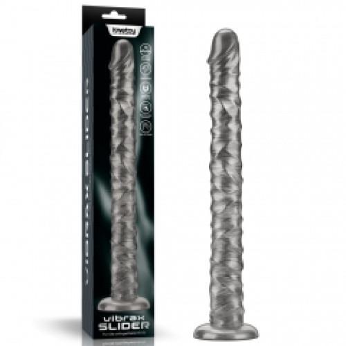 Реалистичный вибратор LoveToy King Sized Vibrating Vibrax Slider 16