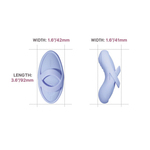 Кліторальний вібратор Svakom Echo 2 Sky Blue