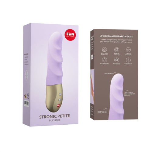 Минипульсатор Fun Factory STRONIC PETITE pastel lilac, 8 режимов, подходит для начинающих