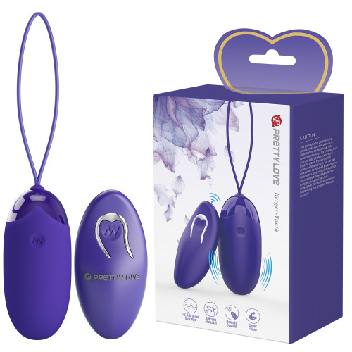 Виброяйцо Pretty Love Berger-Youth Wireless Egg Blue