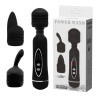 Вібратор зі змінними насадками LyBaile Power Wand Massage Kit Black