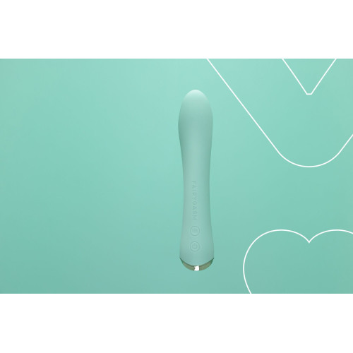 Вибратор с подогревом FairyGasm WowGenie green, подогрев до 42 °C