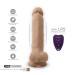 Фалоімітатор з вібрацією SilexD Vetus Vibro Flesh (MODEL 1 size 8in) + LRS, двошаровий, діам. 4,2 см