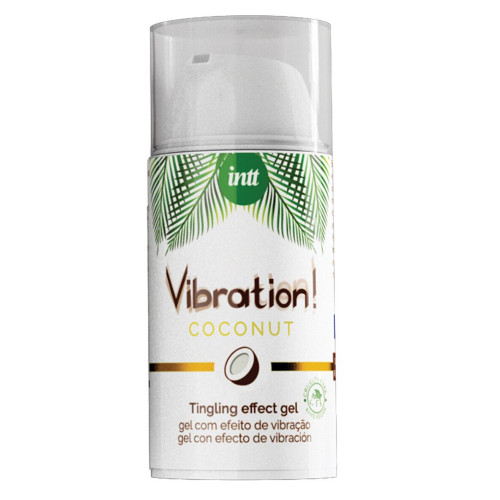 Рідкий вібратор Intt Vibration Coconut Vegan (15 мл), дуже смачний, діє до 30 хвилин