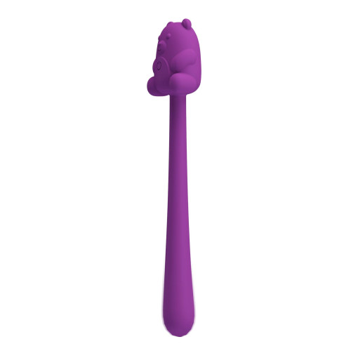 Вибратор Pretty Love Cute Bear Purple, 7 вибрационные функции