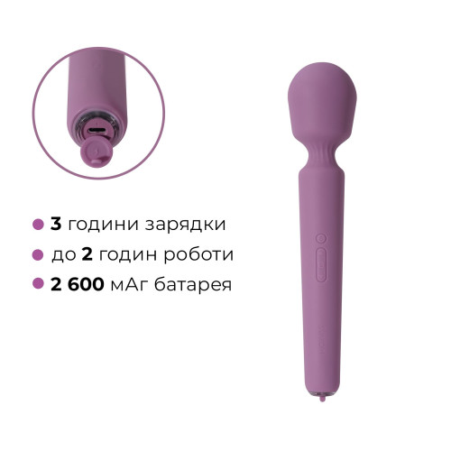 Интерактивный вибромассажер с подогревом Svakom Emma Neo 2, мощный, насадка-ушки, 5+1 режим