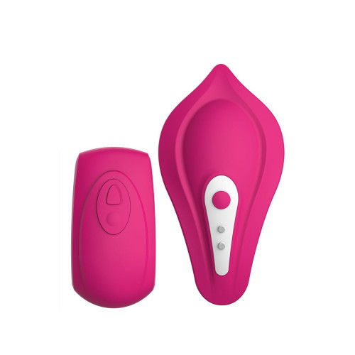 Вибратор в трусики Liebe Panty Vibe Recargable Cerise, нагрев до 39 °C, пульт, трусики в комплекте