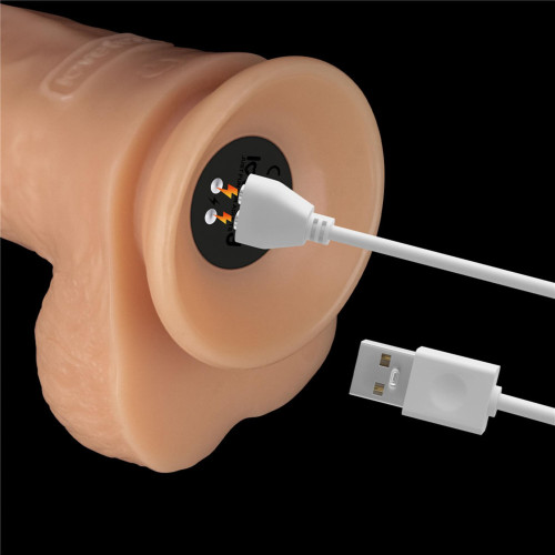 Реалістичний вібратор LoveToy Vibrating Power Basics Cock 9