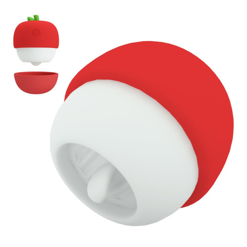 Кліторальний стимулятор Pretty Love Apple Secret Red, 12 licking settings