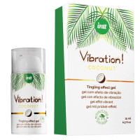 Рідкий вібратор Intt Vibration Coconut Vegan (15 мл), дуже смачний, діє до 30 хвилин