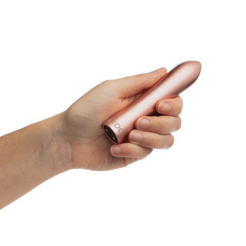 Мощная виброшара DOXY ROSE GOLD в металлическом кейсе, ультрагладкая, 7 режимов