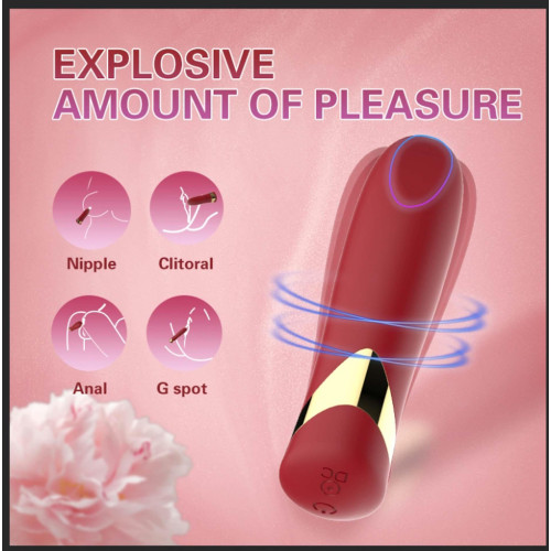 Мини-вибратор B - Series Cute Lipstick Bullet Red