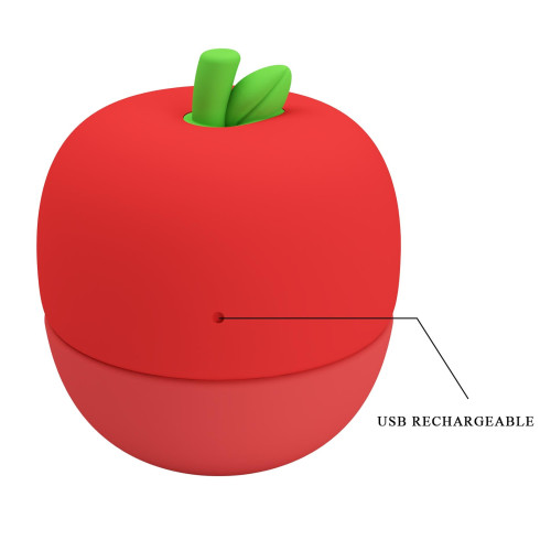 Кліторальний стимулятор Pretty Love Apple Secret Red, 12 licking settings