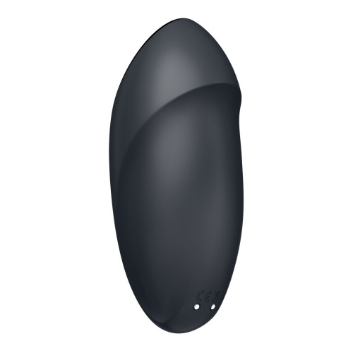 Вибростимулятор-пульсатор Satisfyer Tap & Climax 1 Grey, эффект постукивания пальцем, 2 мотора