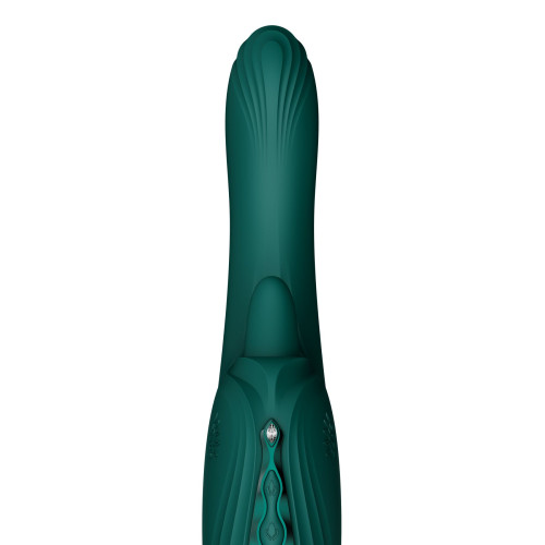 Вибратор-кролик Zalo Ares Turquoise Green