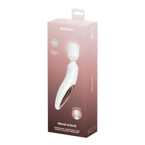 Вибромассажер Satisfyer Wand-erland (White/Rosegold)