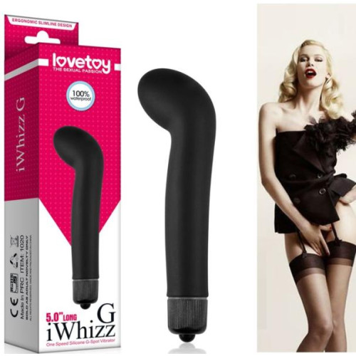 Вібратор для точки G LoveToy iWhizz G Чорний