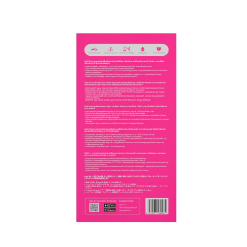 Осциллирующий смарт вибратор-кролик Lovense Osci 3