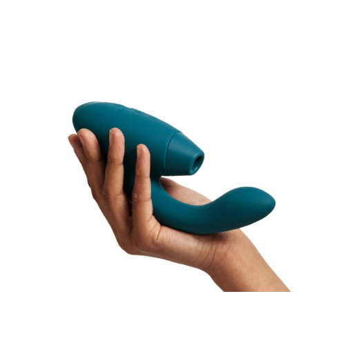 Инновационный бесконтактный вибратор-стимулятор Womanizer Duo 2 Petrol