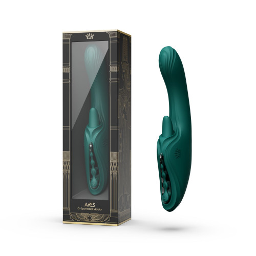 Вибратор-кролик Zalo Ares Turquoise Green