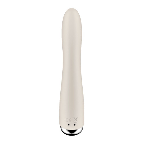 Вібратор точки G з обертанням Satisfyer Spinning Vibe 1 Beige, 2 мотори