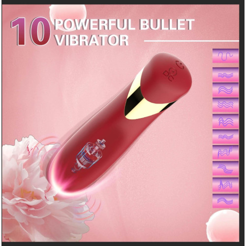 Мини-вибратор B - Series Cute Lipstick Bullet Red