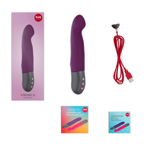 Пульсатор для точки G Fun Factory STRONIC G FORTE sage green, 8 режимов, супермощный