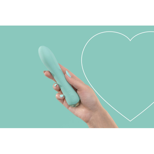 Вибратор с подогревом FairyGasm WowGenie green, подогрев до 42 °C