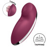 Вибростимулятор-пульсатор Satisfyer Tap & Climax 2 Red, эффект постукивания пальцем