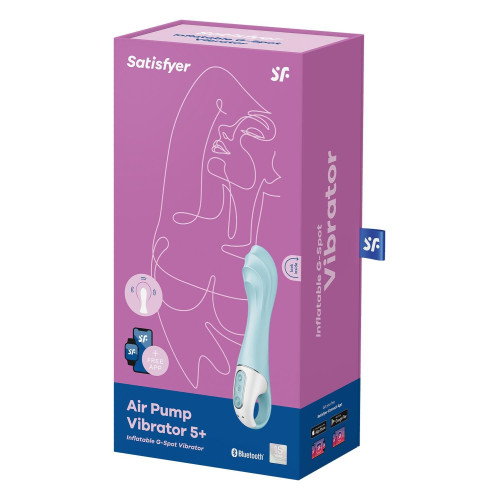 Смарт-вібратор точки G Satisfyer Air Pump Vibrator 5+, надувається
