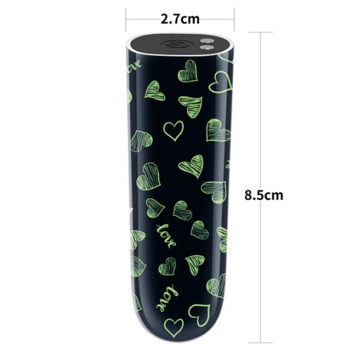 Виброшарики LoveToy Rechargeable GlowLoveToyinLoveToytheLoveToydark Heart Massager