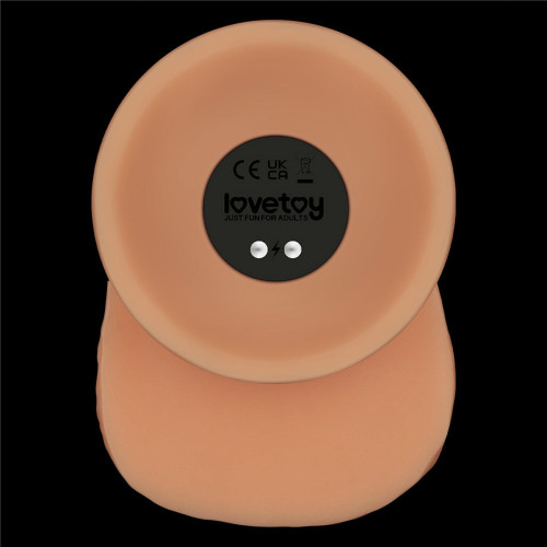 Реалистичный вибратор LoveToy Vibrating Power Basics Cock 9.5