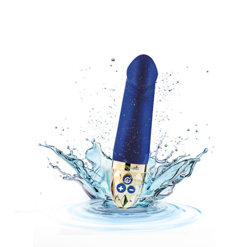 Вібратор Mystim Real Deal Neil Blue, потужний мотор, 8 режимів