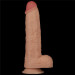 Реалистичный вибратор LoveToy Vibrating Power Basics Cock 9.5