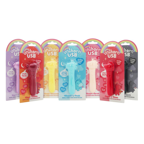 Вибратор-единорожка Unihorn USB Bullet - Mount'n Peak, вибропуля, USB зарядка