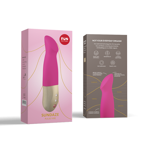 Вибратор-Пульсатор Fun Factory Sundaze Лиловый