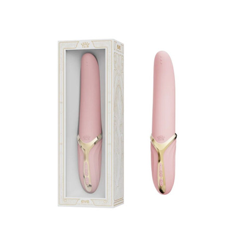 Вибратор Zalo – EVE Sakura Pink, вибрация + ротация, имитация язычка, подогрев до 39 °C