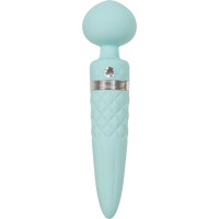 Вібромасажер 2-в-1 PILLOW TALK Sultry Бірюзовий