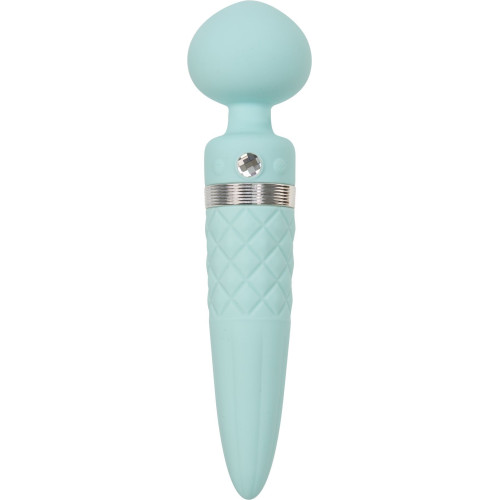 Вибромассажер 2-в-1 PILLOW TALK Sultry Бирюзовый