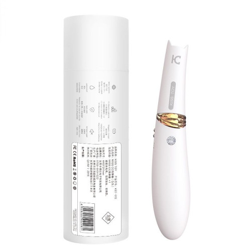 Вакуумный стимулятор с вибрацией KisToy Miss CC Белый