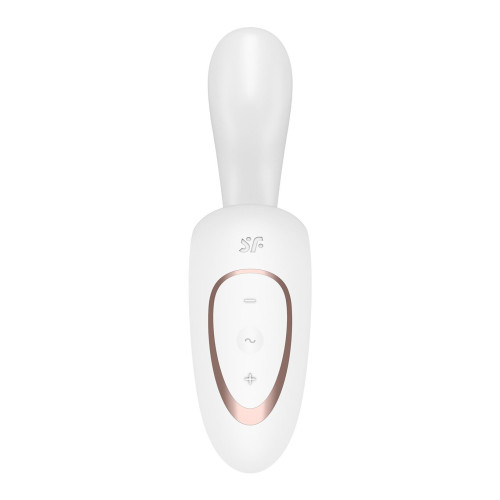 Вагинально-клиторальный вибратор Satisfyer G for Goddess 1 White, 2 мотора