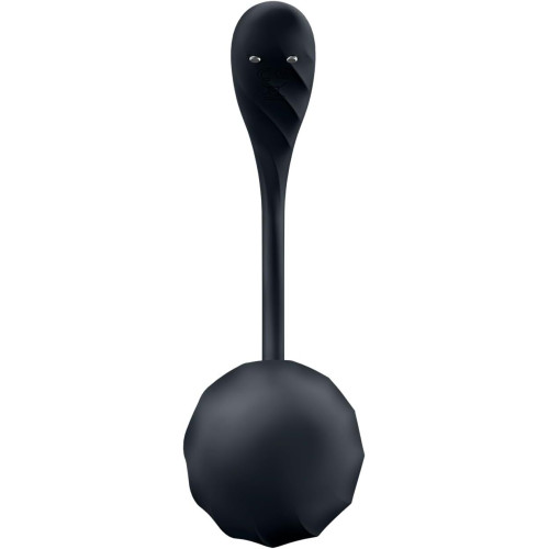 Вибро войте Satisfyer Ribbed Petal Connect App Black