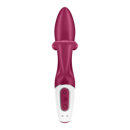 Вибратор-кролик с тройным отростком Satisfyer Embrace me Berry, 2 мотора, диаметр 3,6 см
