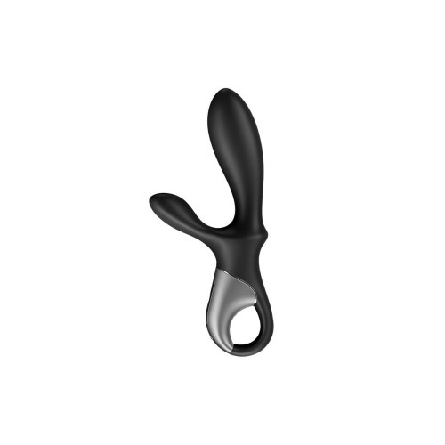 Універсальний смарт-вібратор з підігрівом Satisfyer Heat Climax +