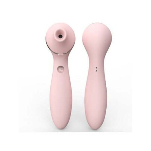 Вакуумний вібратор KisToy Polly Plus Рожевий