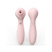 Вакуумний вібратор KisToy Polly Plus Рожевий