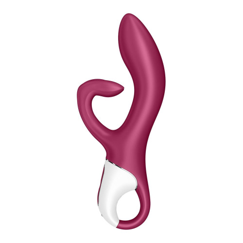 Вибратор-кролик с тройным отростком Satisfyer Embrace me Berry, 2 мотора, диаметр 3,6 см