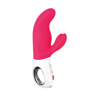 Вібратор-кролик Fun Factory MISS BI pink/white, 2 незалежні мотори, діаметр 4,2 см