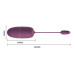 Віброяйце Pretty Love Nymph Vibrating Egg Plum (App)